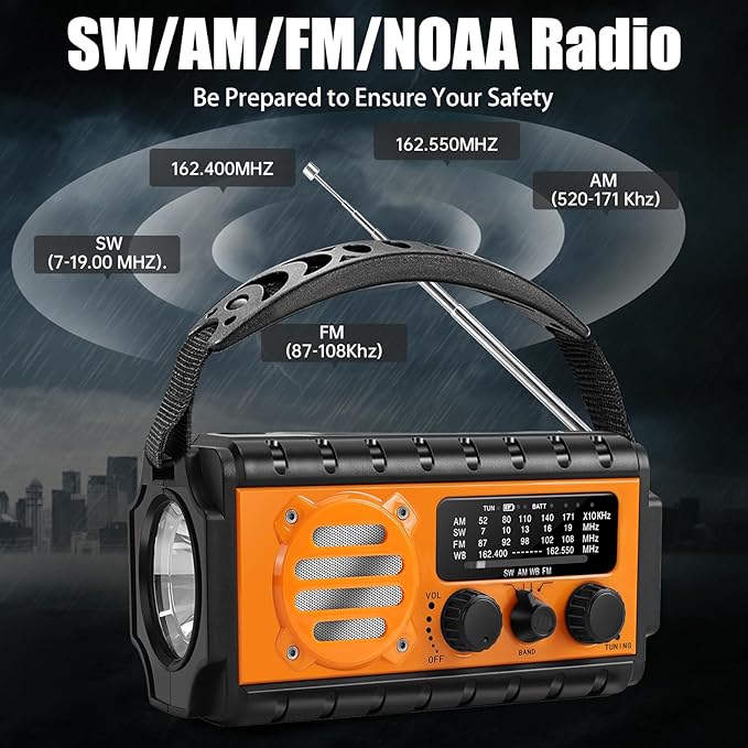 QAUYYW 74000mWh Emergency Radio