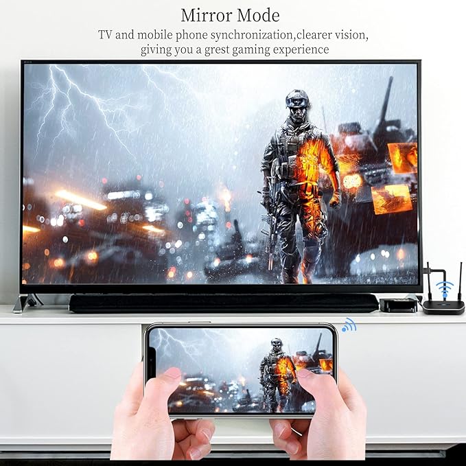 Wireless HDMI Transmitter and Receiver 4K Kit, Full HD 4K Wireless Presentation