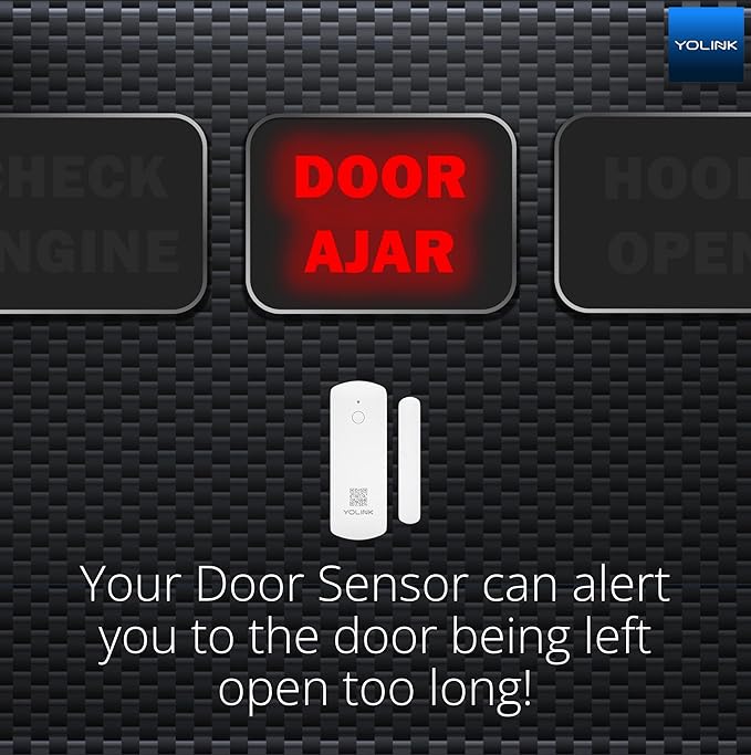 YoLink LoRa Smart Door Sensor Starter Kit: SpeakerHub Audio Hub & Door Sensor