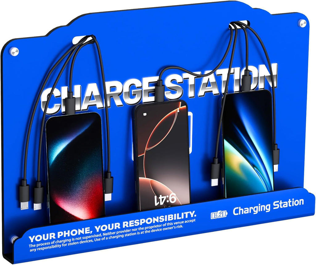 Wall Mounted 8 Port Charging Station