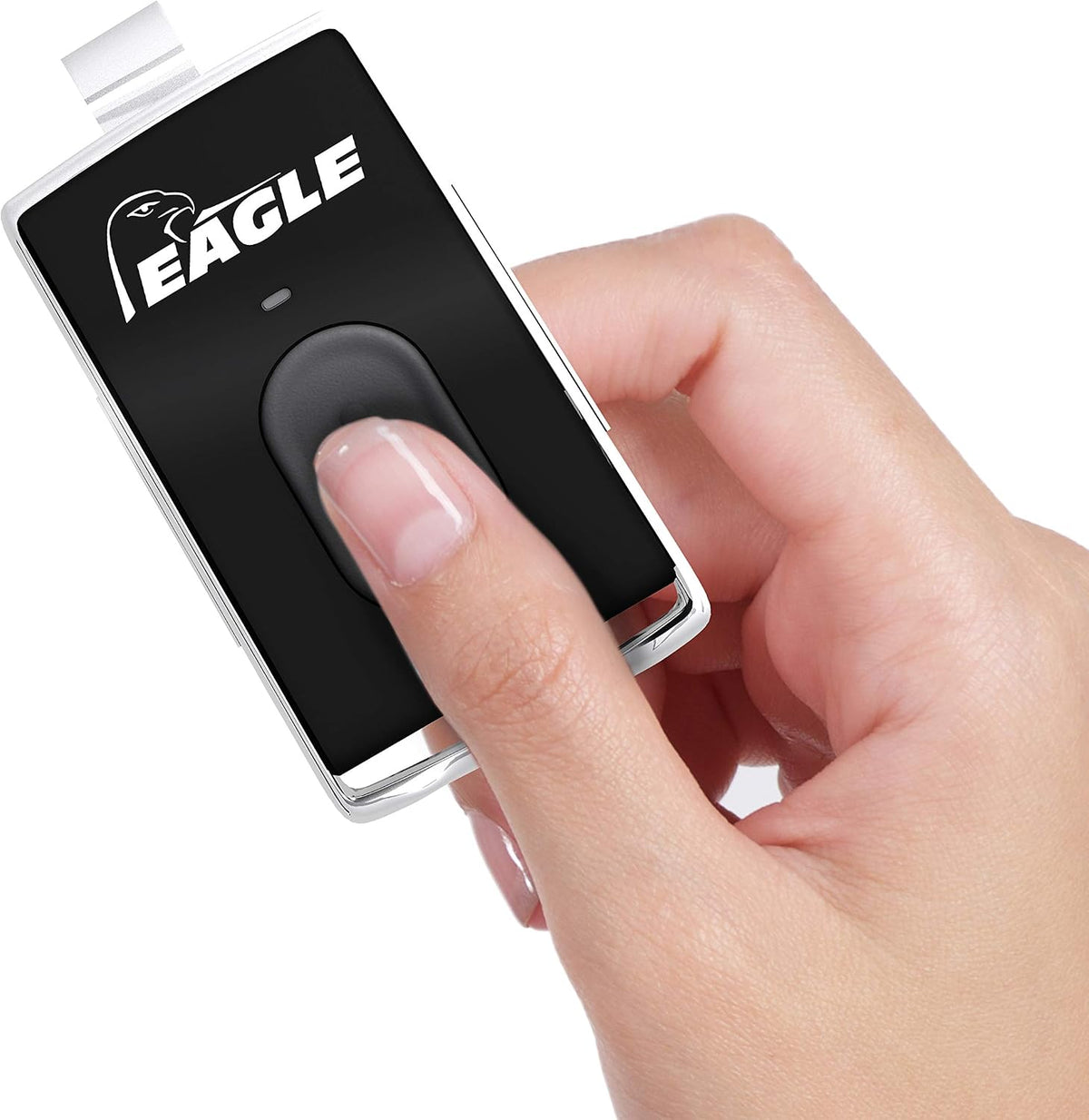 eagle chrome series 1 button visor remote/transmitter eg642, package contents