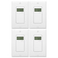 ENERLITES Programmable Digital Timer Switch (4 Pack)