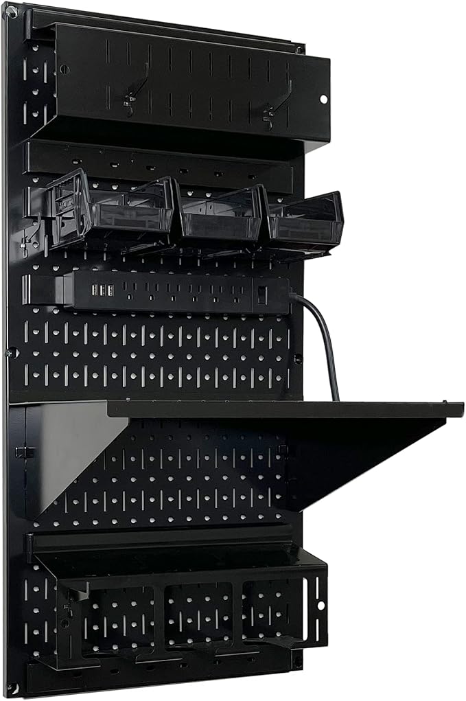 Wall Control Power Tool Storage Organizer Kit Cordless Drill Holder Charging