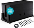 Extra Large Cable Management Box, Wood Cord Hider Box & Organizer