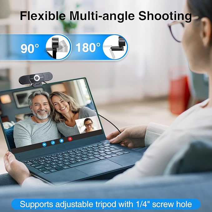 EMEET C980 PRO 3-in-1 4K Webcam