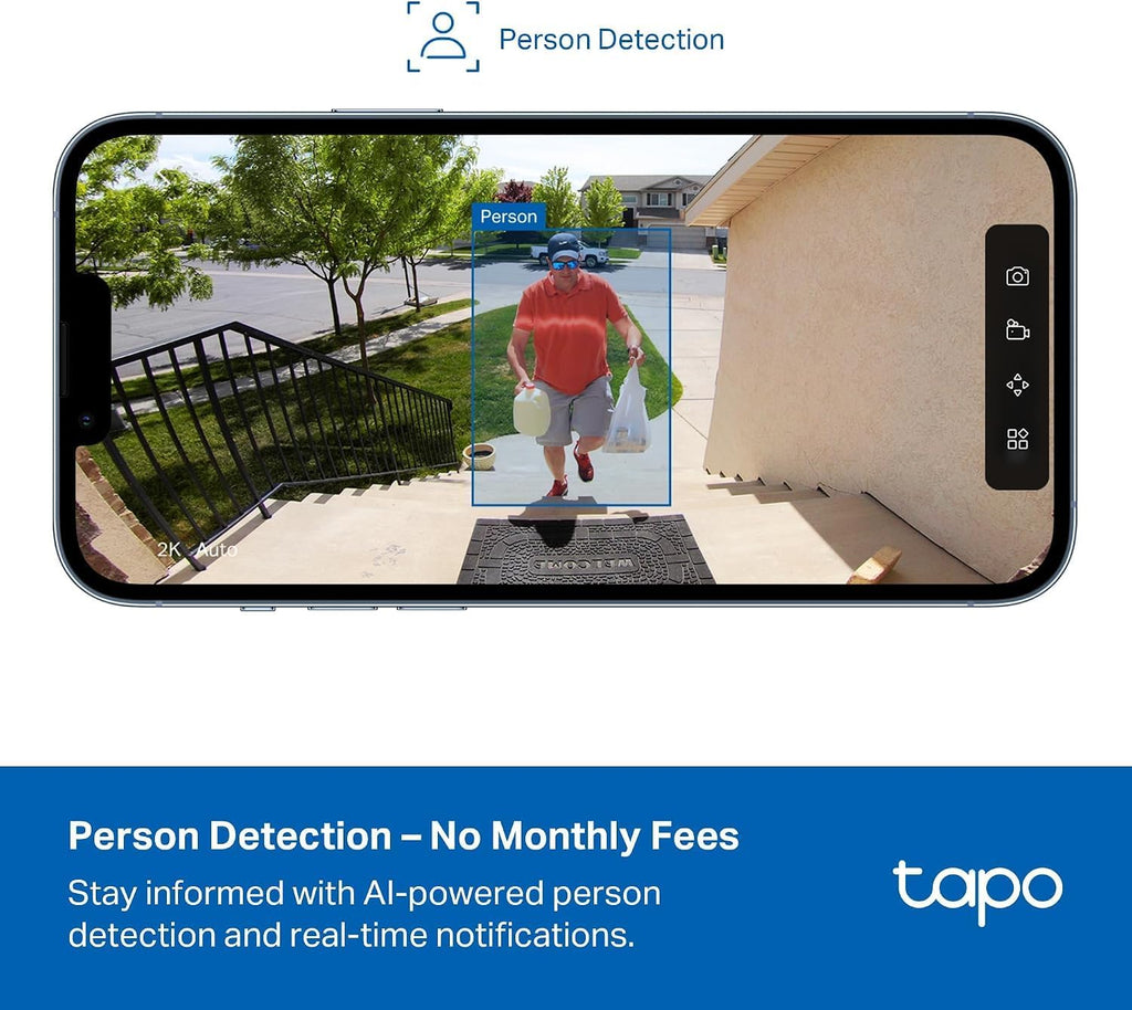 Tapo 1080p Outdoor Wireless Security Camera, Battery Powered, C400(3-Pack)