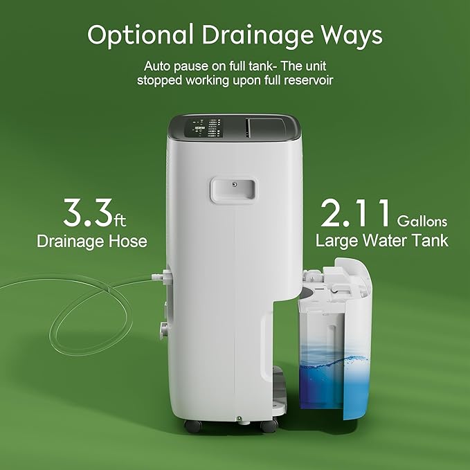 Waykar 150 Pints 7, 000 Sq. Ft Energy Star Dehumidifier
