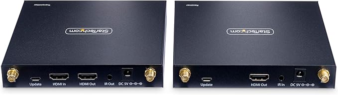 StarTech.com Wireless HDMI Extender, 4K 60Hz, Transmitter and Receiver Kit