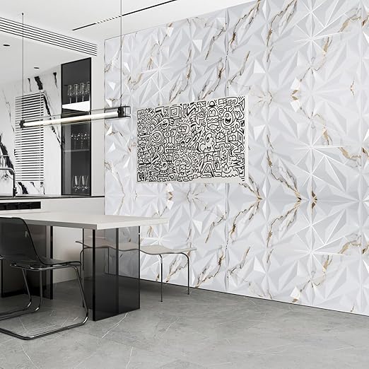 Art3dwallpanels 33 Pack 3D Wall Panel Diamond