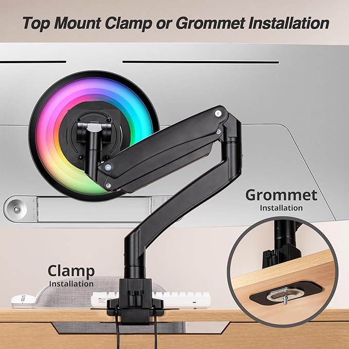 AVLT Single 17"-57" Super Ultrawide Monitor Arm