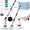 IEZFIX Electric Spin Scrubber, Bathroom Power Shower Scrubber Cleaning Brush