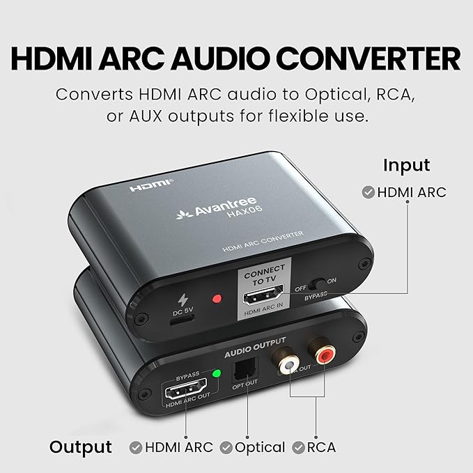 Avantree HAX06 – HDMI ARC Audio Extractor