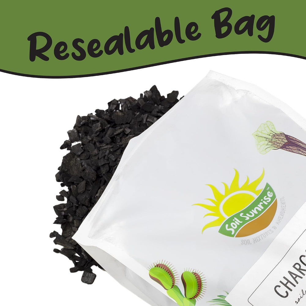 Soil Sunrise Horticultural Charcoal for Indoor Plants (12 Quarts) Hardwood So...
