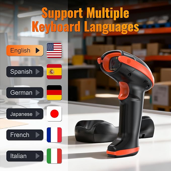 Tera Pro Series Wireless 1D 2D QR Barcode Scanner