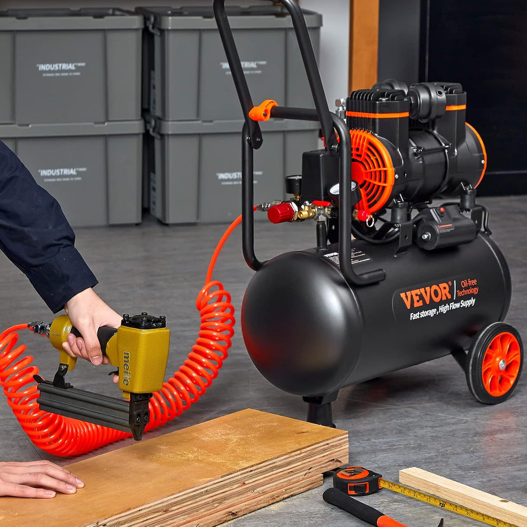 VEVOR 6.3 Gallon 2 HP Air Compressor, Max 116PSI, Oil Free Compressor Tank