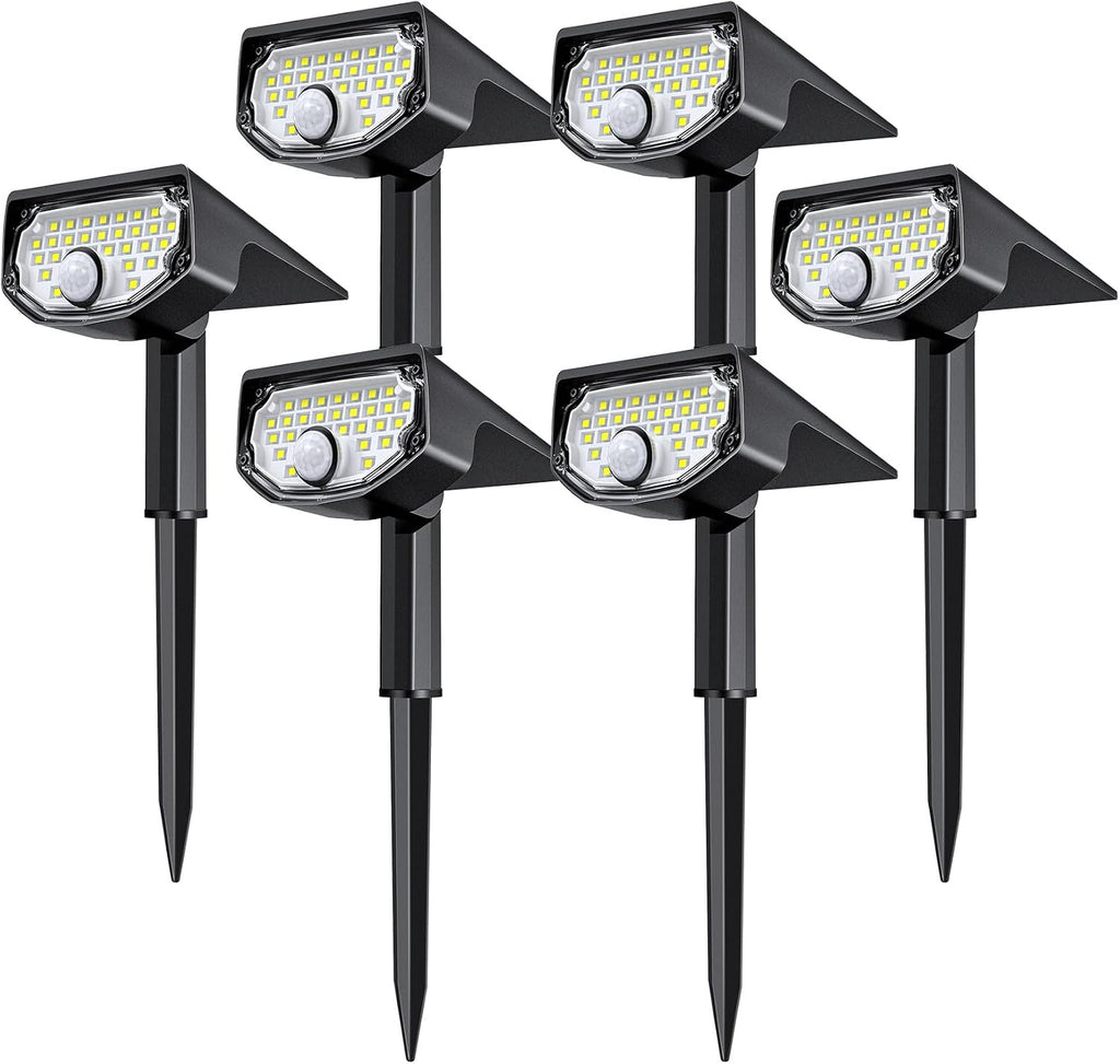 AloftSun Solar Motion Sensor Outdoor Lights, Waterproof Motion Sensor Spot