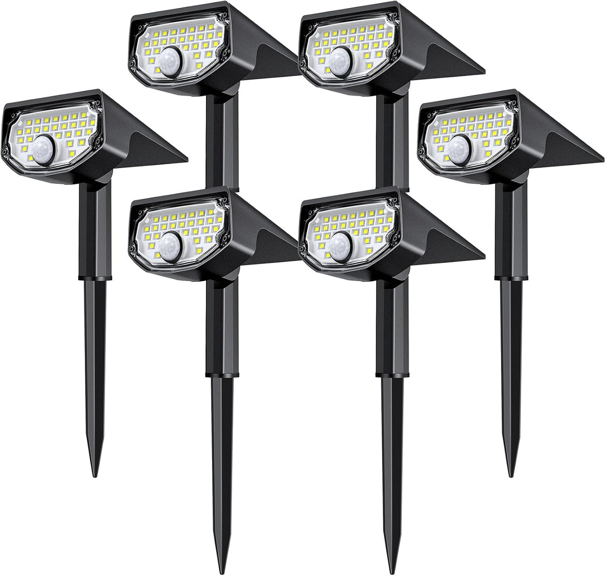 AloftSun Solar Motion Sensor Outdoor Lights, Waterproof Motion Sensor Spot