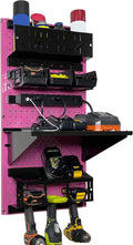 Wall Control Power Tool Storage Organizer Kit Cordless Drill Holder Charging