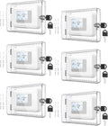 AUURIO 6 PCS Upgraded Thermostat Lock Box