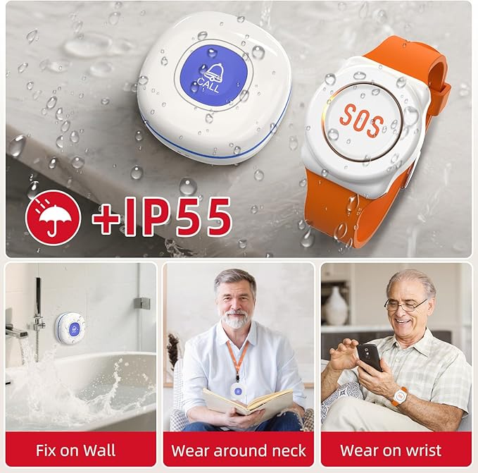 CallToU Wi-Fi Wireless Caregiver Pager Call Button