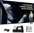 250 Inch Extra Large Projector Screen | Cinema-Grade Huge Movie Screen
