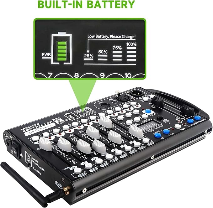 Battery DMX Controller Wireless