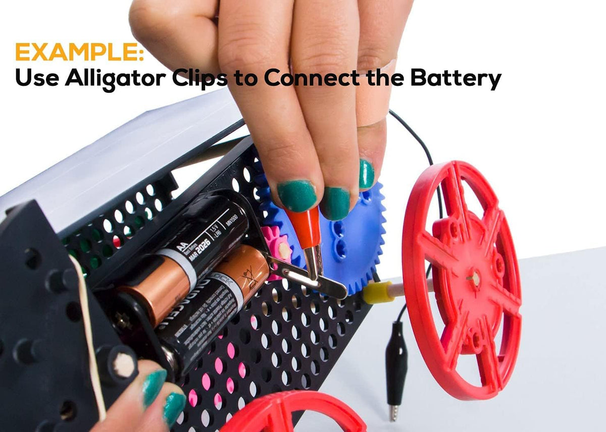 premium alligator clips electrical, 5 colors test probes, package contents
