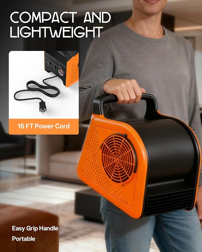 Puligoth Air Mover Blower Fan: High Velocity Floor Fans