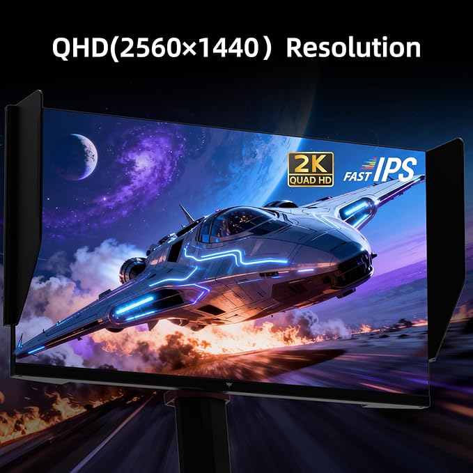 KTC 27 Inch Gaming Monitor 27M1, 1440p 200Hz Computer Monitor