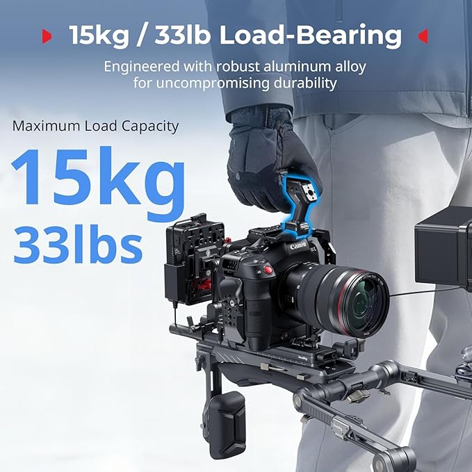 SMALLRIG Quick Release Top Handle, Dual-Direction & Compatible QR-Slide NATO