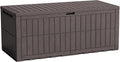 Flamaker 180 Gallon Large Outdoor Storage Box Waterproof, XL Resin Deck Box