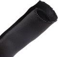Sonoreboom Braided-Wiring-Loom Black Mesh Woven Split-Sleeves