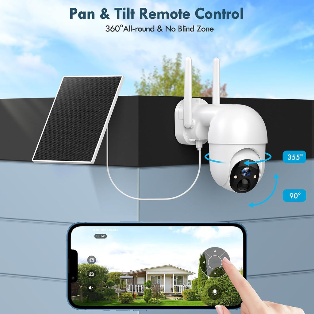 poyasilon solar security cameras wireless outdoor, wireless cameras, package contents
