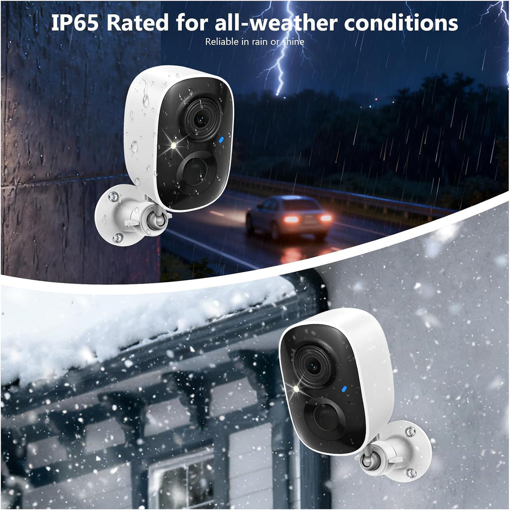fazoxo 2k security camera wireless outdoor, wifi cameras on a desk or shelf