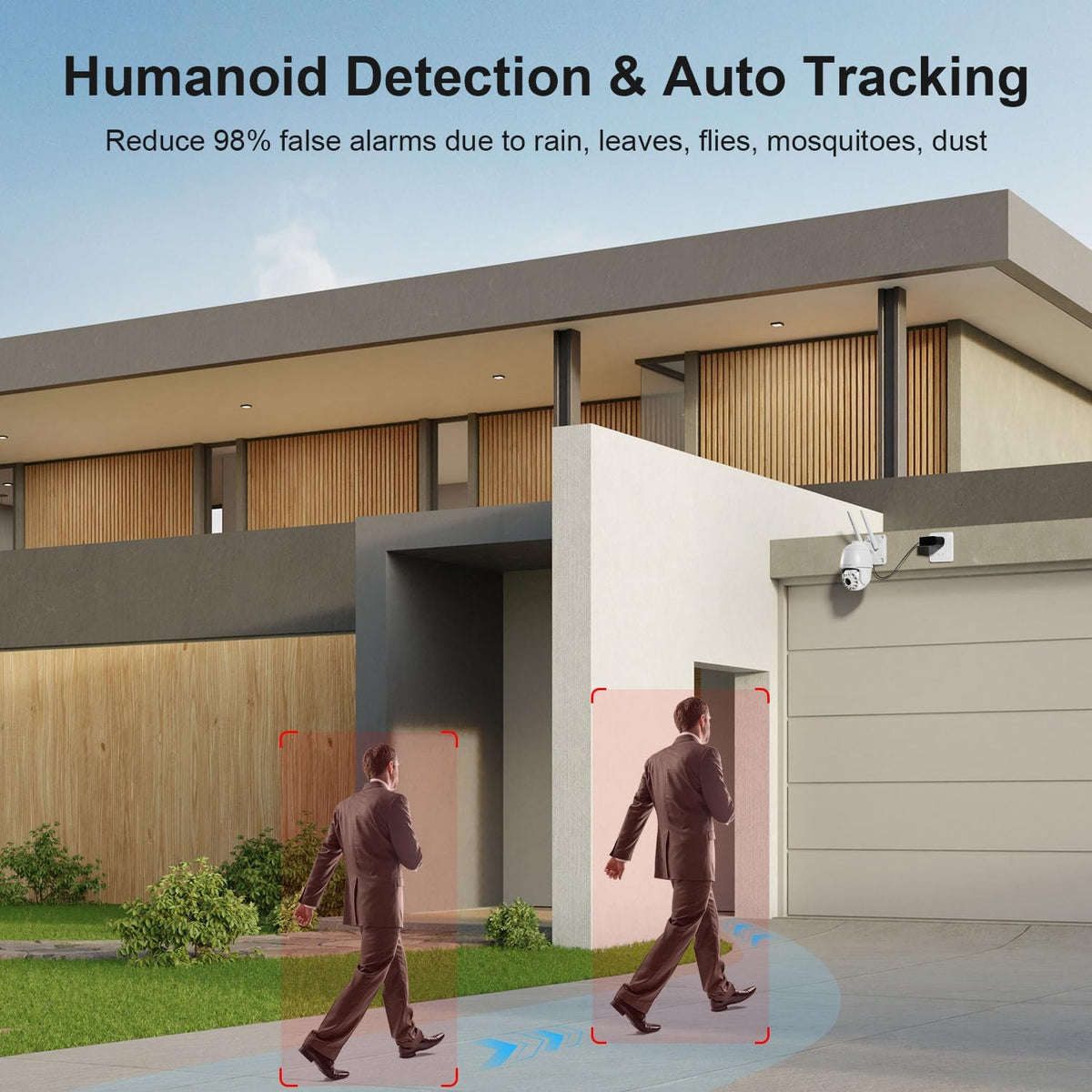 plug-in wifi cameras for home security 4mp hd, close-up detail