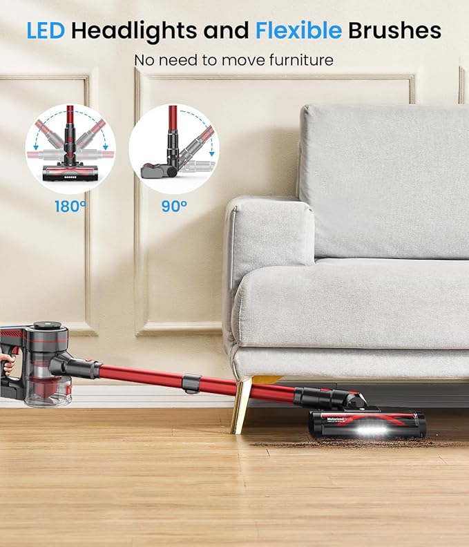 CHEBIO Cordless Vacuum Cleaner, Stick Vacuum