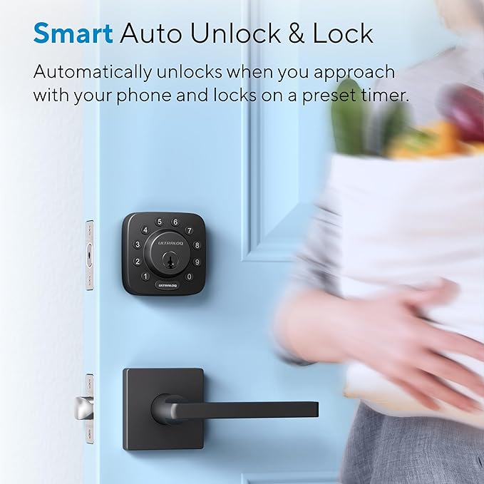 ULTRALOQ U-Bolt Smart Lock, 5-in-1 Keyless Entry Door Lock