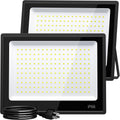XXBSAZ 150W LED Flood Light Outdoor, High Output Plug-in & Hardwired Security