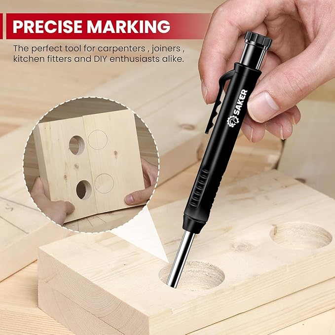 Saker Contour Gauge Profile Tool-Unlimited Connection Precisely Copy Irregular (2PCS)