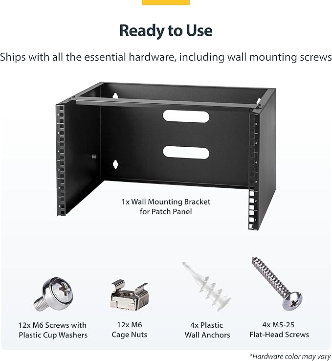 StarTech.com 6U Wall Mount Network Rack
