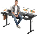 SANODESK Electric Standing Desk 79 x 32 Inches Height Adjustable Stand Up