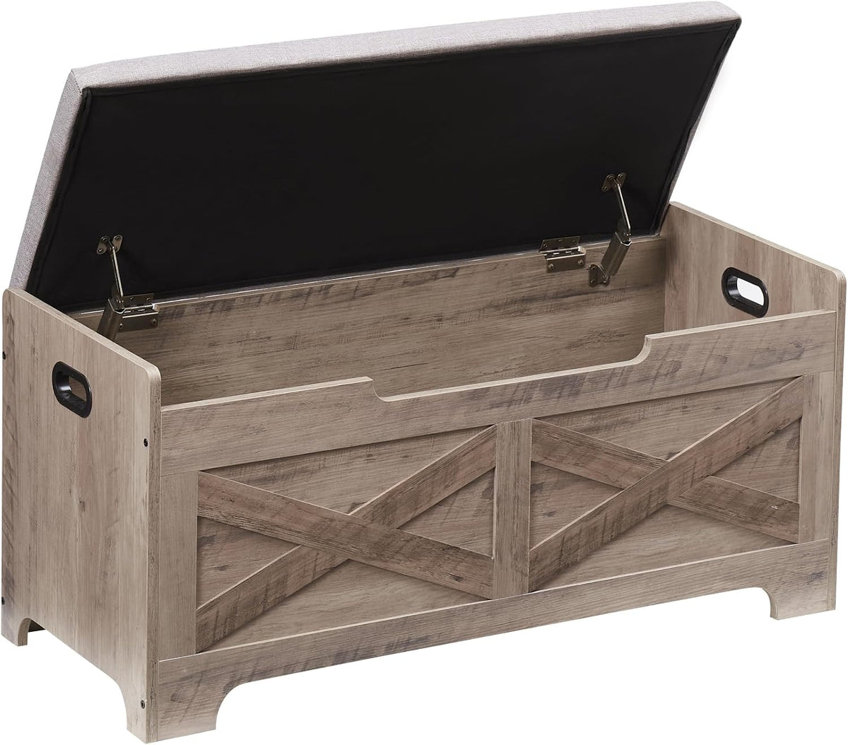GAOMON 39.4" Storage Chest, Storage Bench with Safety Hinge