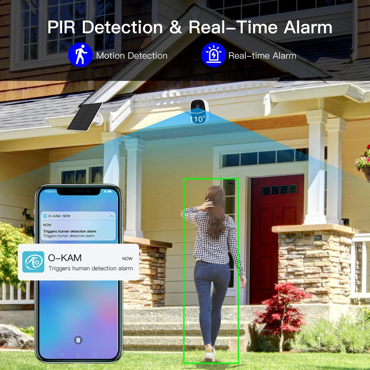 vstarcam 2k solar security camera wireless outdoor, free showing dimensions