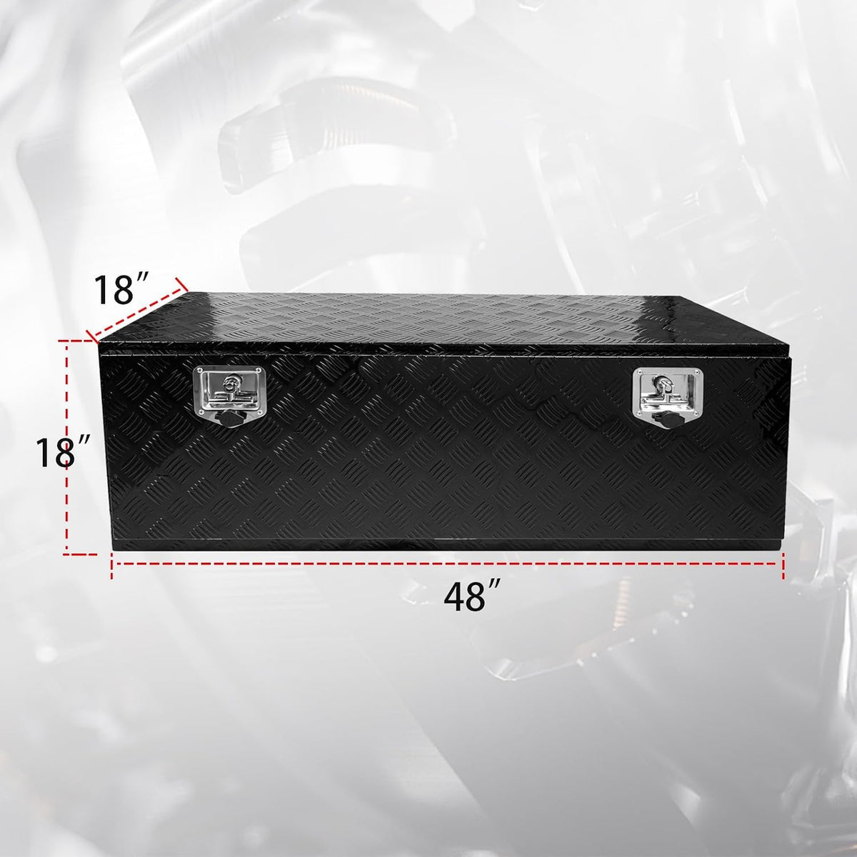 48 * 18 * 18 aluminum heavy duty shown in use