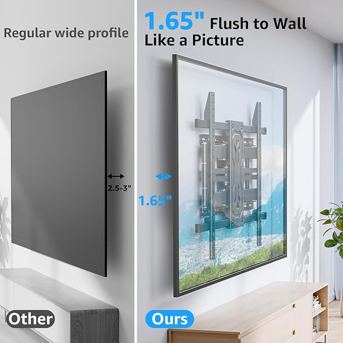 MOUNTUP Heavy Duty Full Motion TV Wall Mount