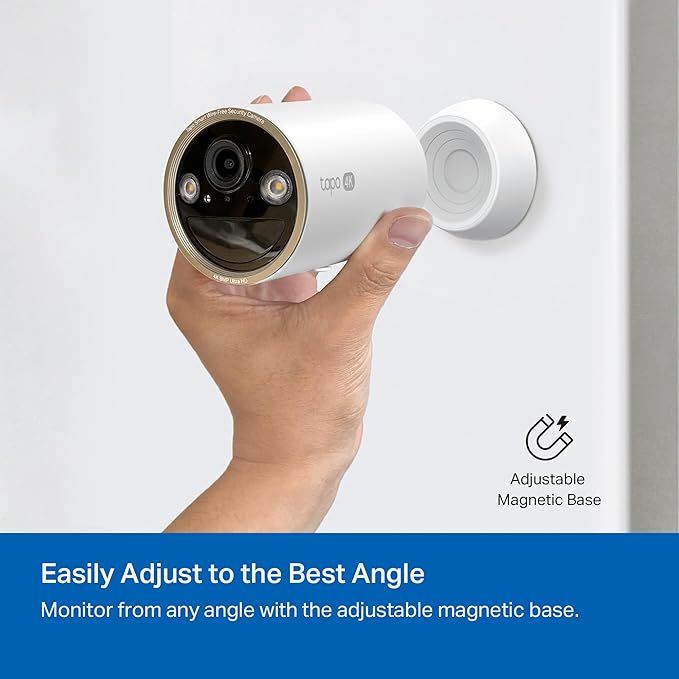 Tapo MagCam 4K Outdoor Wireless Security Camera