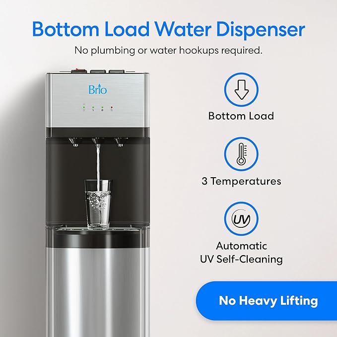 Brio Self Cleaning Bottom Loading Water Cooler Water Dispenser – Limited Edition
