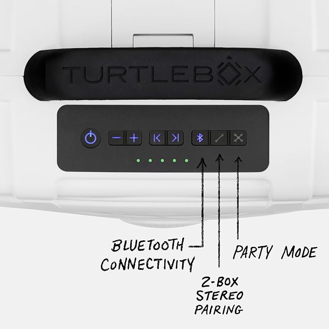 Turtlebox Original Gen 3: Portable Outdoor Bluetooth Speaker – Ultra-Loud