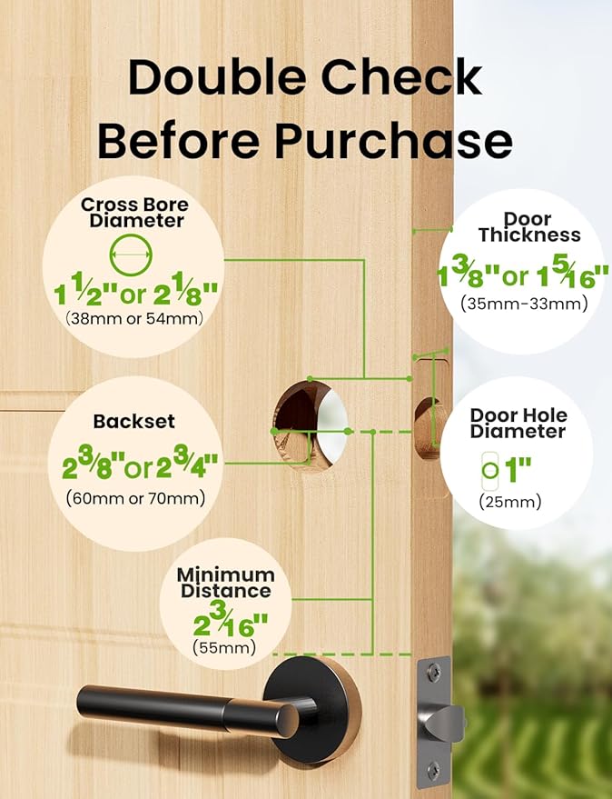 GHome Smart Door Lock KD30, Fingerprint Smart Deadbolt