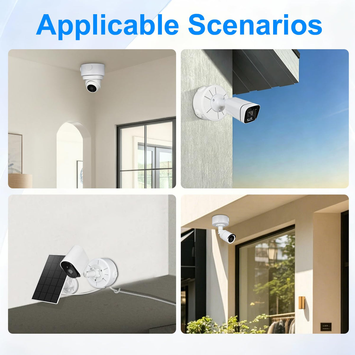 2026 new security camera junction box, wall/ceiling mount, side view